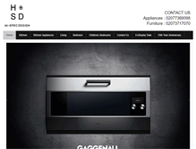 Tablet Screenshot of hi-specdesign.com
